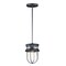 Maxim Lighting Breakwater 1-Light 7" Wide Black Semi-Flush Mount Light 10268CLBK - alternate 1